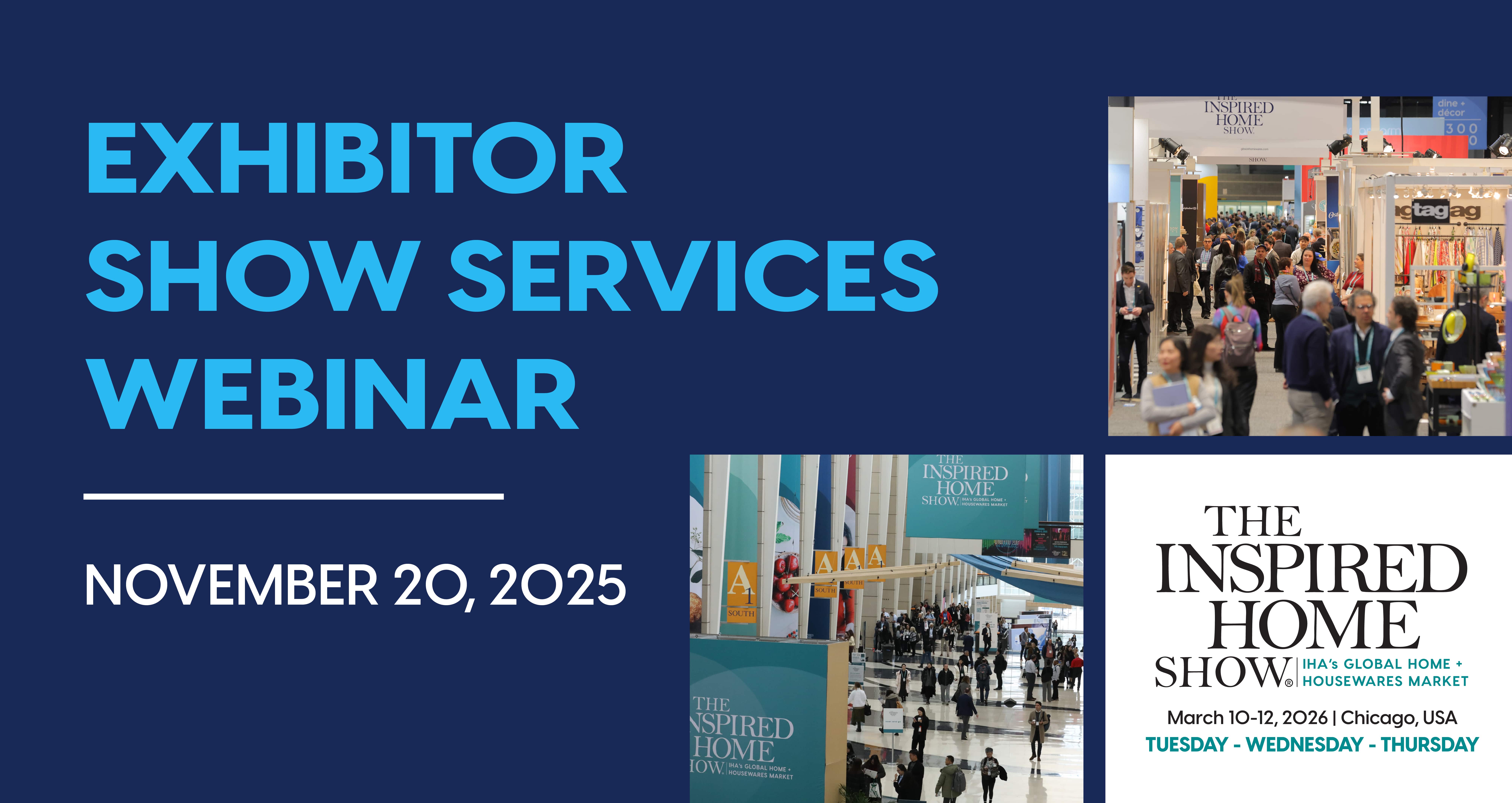 The Inspired Home Show 2026: Exhibitor Show Services